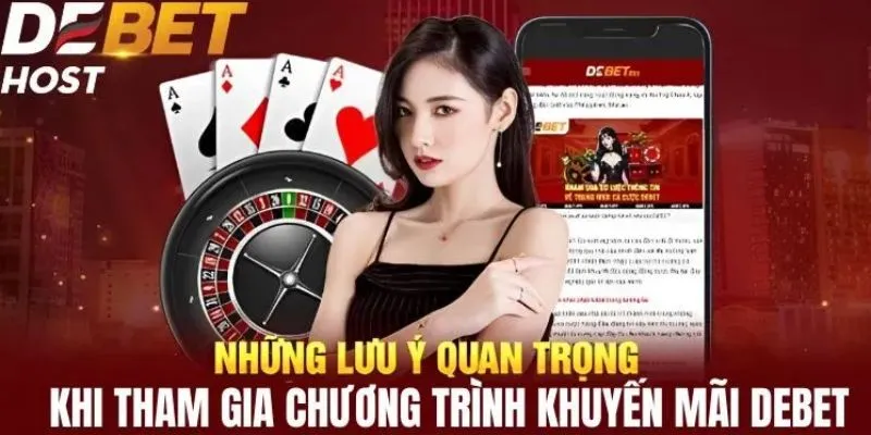 Lưu ý từ khuyến mãi Debet