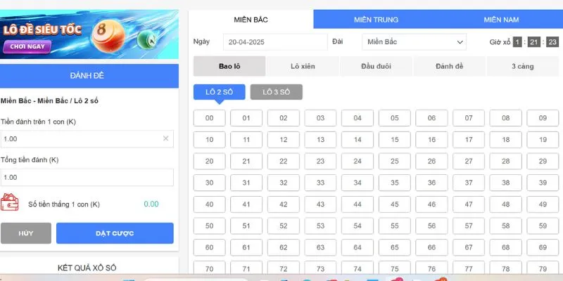 Các phiên bản nổi bật của lô đề Debet